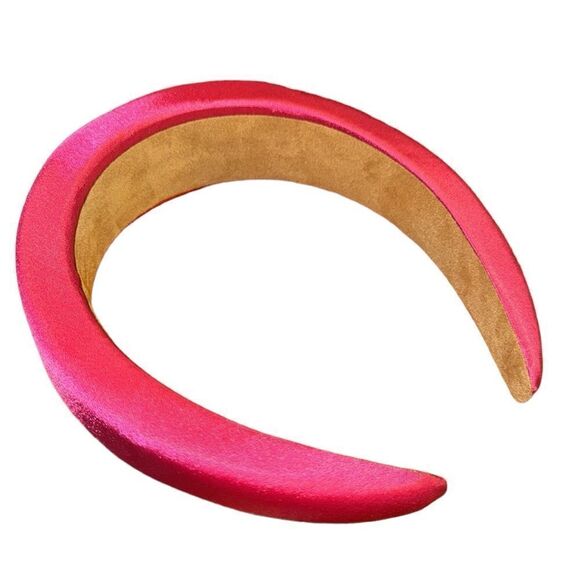 NWOT Inc International Concepts Padded Fabric Headband hot pink - Picture 2 of 2